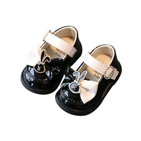 

Sprifallbaby Baby Girls Cute Moccasinss Bowknot Decor PU Leather Soft Sole Flats Shoes First Walkers Non-Slip Spring Fall Princess Shoes