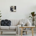 thumbnail image 3 of Stupell Industries Abstract Black & Brown Abstract Painting Gray Framed Art Print Wall Art, 12 x 12, 3 of 9