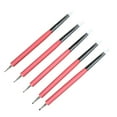 thumbnail image 3 of 5pcs Clay Ball Styluses Silicone Clay Sculpturing Pens Tools Clay Non-slip Portable Nail Sculpture Tools, Red, 3 of 7