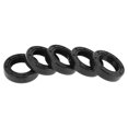 thumbnail image 1 of Unique Bargains Sello de aceite universal TC de doble labio con resorte de acero, anillo de sello de eje rotativo 18x28x7mm alta presión caucho NBR negro 5 Pcs, 1 of 7