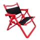 thumbnail image 4 of Silla de comedor plegable 1:6, minisilla para Cosplay, muebles en miniatura para habitación, silla en miniatura para figuras masculinas de 12 pulgadas rojo, 4 of 7