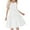 White, variant on Efsteb Girl Summer Dresses Boho Sleeveless Spaghetti Strap Dress A-Line Swing Flowy Ruffle Tiered Sundress (Black,9 Years)