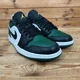 thumbnail image 3 of Ni-k-e Trainers Mens Size UK 6 Air Jordan 1 Low Green Toe Leather Casual Shoes AJ, 3 of 6