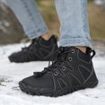 thumbnail image 2 of Botines minimalistas botas altas en los zapatos senderismo descalzo cortas a prueba nieve invierno invernal anti-Agua impermeable para niñas, 2 of 9