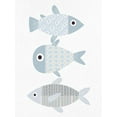 thumbnail image 2 of Allen, Kimberly 25x32 Black Ornate Wood Framed with Double Matting Museum Art Print Titled - Fish 2, 2 of 4