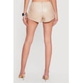 thumbnail image 4 of Women's Studded Belted Front Faux Leather Shorts, 4 of 4