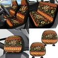 thumbnail image 2 of FKELYI American Tribal Sunflower Hummingbird Print 16 Pcs Car Seat Covers with Steering Wheel Cover Seatbelt Pads Armrest Pad Headrest Covers Coasters Fear Shift Knob Covers & Handbrake Cover, 2 of 6