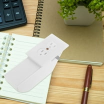 LEORX White Fake Socket Key Box Multifunctional Hidden Wall Outlet Safe for Home