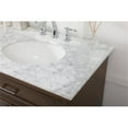 thumbnail image 4 of Elegant Decor Americana 72" Metal MDF Marble Double Bathroom Vanity in Teak, 4 of 8