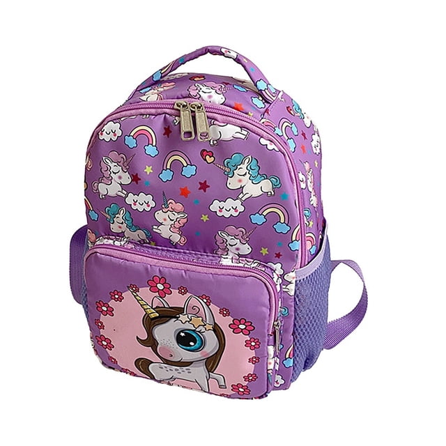 Mochila Escolar De Unicornio De Jardín De Infantes Para Niños De Dibujos Animados Lindo Niño Y Niña