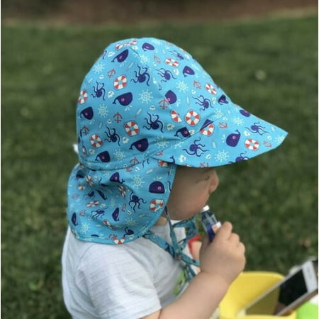 Summer Newborn Unisex Baby Kids Sun Cap Cotton Bucket Hat UV Protection ...