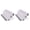 White, variant on Suodoka 6 Pack Running Socks for Men Women Breathable Cushioned Athletic Ankle Socks Low Cut Socks Size S Black (10.23 inches / 26 cm length)