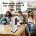 thumbnail image 2 of Vertical Stand w/ Built-in Cooling Vents for Xbox Series S Console (Black), 2 of 8