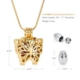 thumbnail image 2 of Butterfly with jar  Cremation Pendant Small Urns For Ashes Keepsake Urn Necklace mini urns, 2 of 5