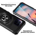 thumbnail image 5 of TJS Phone Case for T-Mobile Revvl 7 Pro 5G, [Military Grade] Robotic Magnetic Support Car Mount Metal Ring Holder Kickstand Cover (Black), 5 of 5