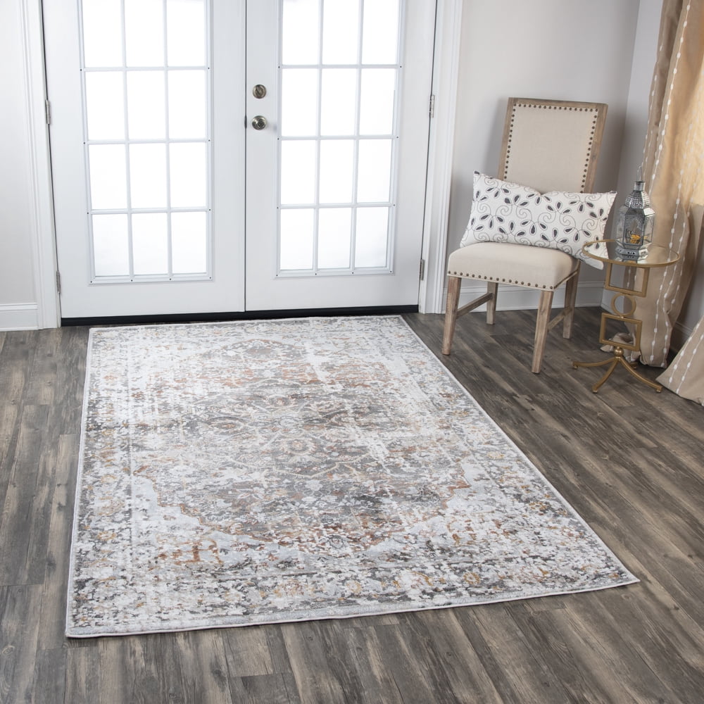 Rizzy Rugs Bristol Area Rug BRS103 Beige Faded Shaded 3' 11" x 5' 6" Rectangle