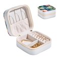 thumbnail image 2 of Mother's Day Dragonfly Portable Jewelry Box with Imitation Metal Zipper and Customizable Grid Inside, 2 of 6