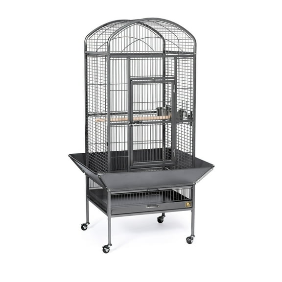 Prevue Pet Products Medium Dome Top Bird Cage - Black 34521
