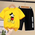 thumbnail image 1 of Spiderman Baby Boys Ropa Camisetas Conjuntos Verano Dibujos animados Mickey Mouse Camisetas Pantalones cortos Trajes deportivos Ropa para niños Traje 2-13y9-10T (Etiqueta 150) Gao Jinjia LED, 1 of 2