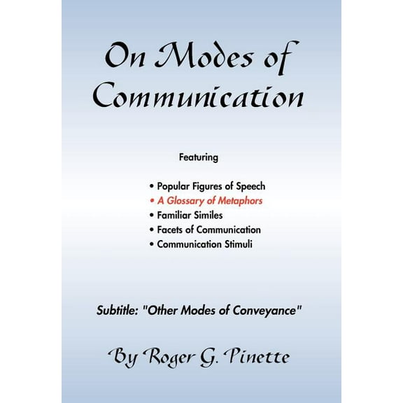 On Modes of Communication