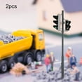 thumbnail image 3 of serony 2 Pcs Modèle ABS Feu de Circulation Lumière Modèle Jouet Ferroviaire pour OO Scale HO Scale, 3 of 9