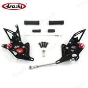 Arashi (Version 2.0) Rearsets for Suzuki Hayabusa GSX1300R Gen 2 2008 - 2020 Motorcycle Adjustable Footrests FootPegs Rear Sets GSX-R 1300 Black 2009 2010 2011 2012 2013 2014 2015 2016 2017 2018 2019