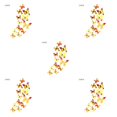 thumbnail image 1 of facefd 1/2/3/5 TureClos 12pcs Wall Stickers PVC Simulation Insect Wall Decals Waterproof Wallpapers for Home Decoration Yellow 5PCS, 1 of 6