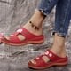 thumbnail image 5 of Qarigey 2 pack/lote zapatillas de mujer elegantes y cómodas para el hogar zapatillas de mujer acogedoras rojo 43 1 Type3 NO3, 5 of 6