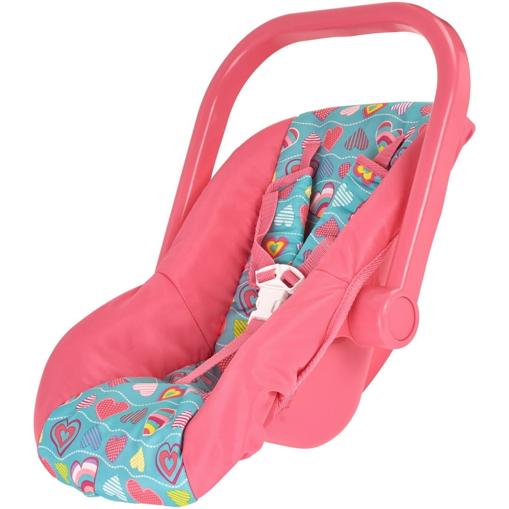 My sweet love baby carrier, pink with heart print, designed for ages 3