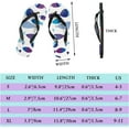 thumbnail image 2 of Dreamtimes Flip Flops Ocean Sea Rainbow Fish Aquatic Plants Thong Slip On Slippers Beach Summer Sandals for Women Men Boy Girl Kid, 2 of 5