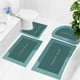 thumbnail image 5 of Alfombras de baño, alfombras para sala de estar, alfombra de área, tapete de baño, juego de 4 tapetes de baño de gran tamaño, súper absorbentes, lavables en seco, respaldo antideslizante, fácil limpie, 5 of 6