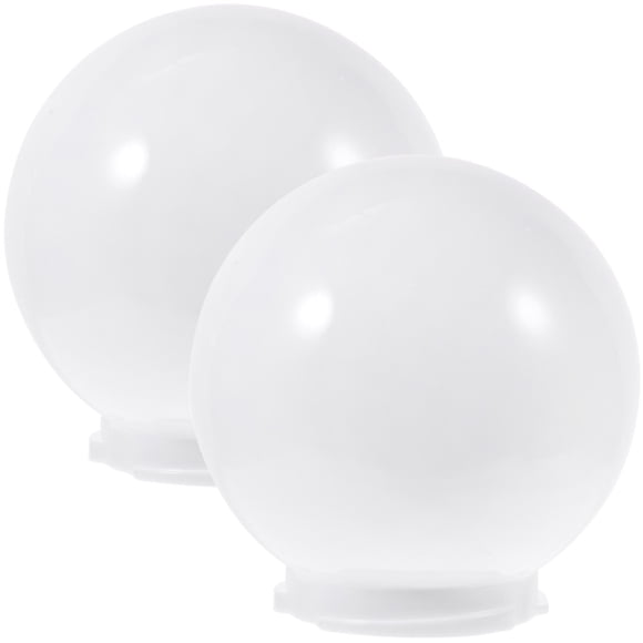 Milisten 2pcs Post Globe Lamp Shades Ball Lamp Shades Wall Lamp Globe Lampshade Replacement
