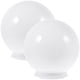 thumbnail image 1 of FELTECHELECTR 2 lámparas de pared con forma de globo, pantallas de acrílico para jardín y patio., 1 of 6