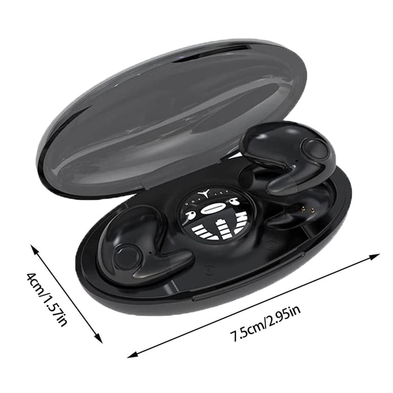 Sleep Invisible Bluetooth Earphones - Wireless, IPX5 Waterproof, With Noise Cancelling For Side Sleepers