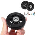 thumbnail image 2 of 2 Pcs Roues de Remplacement pour Valise 70mm*24mm, 2 of 3