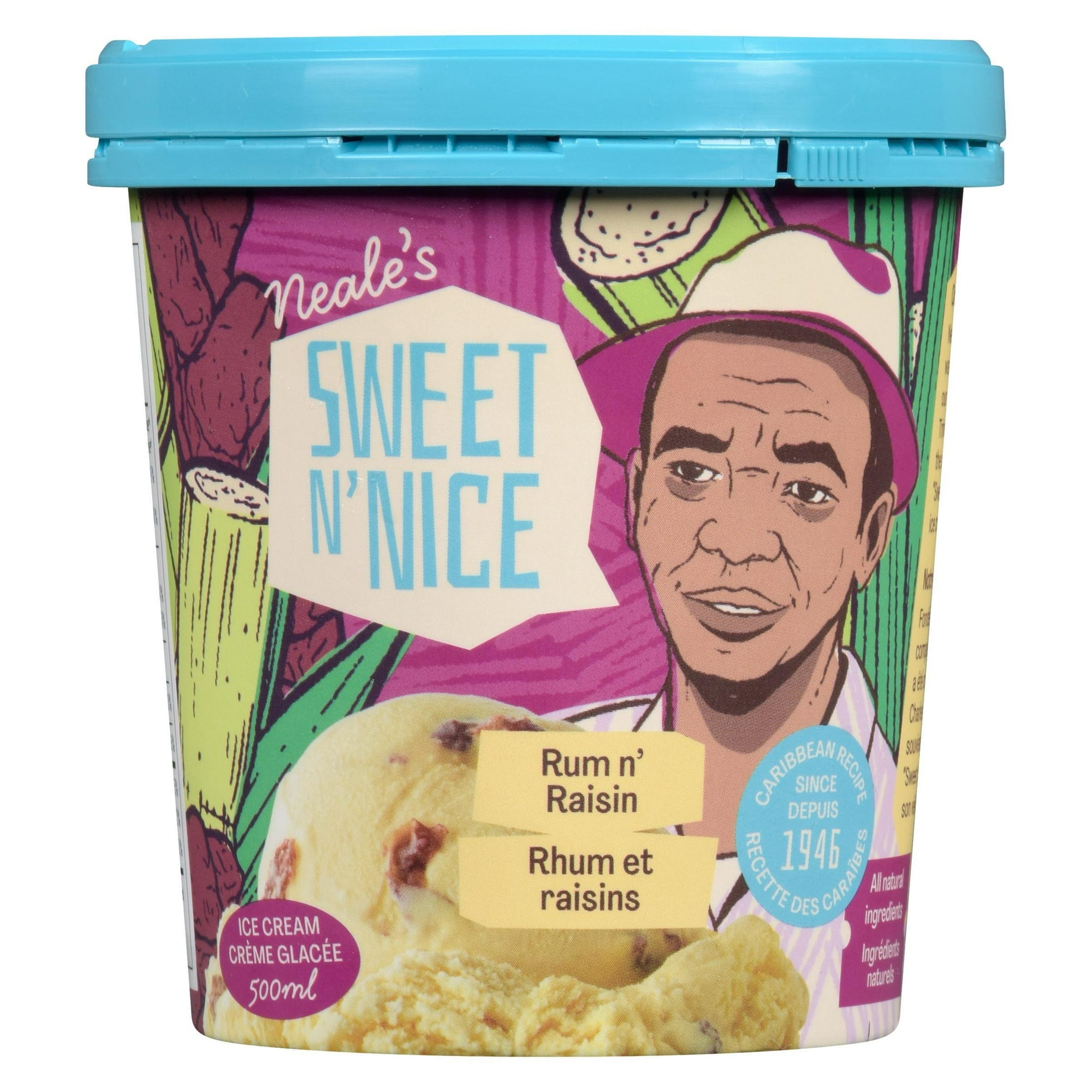 Neale's Sweet n Nice Rhum et Raisins Crème Glacée