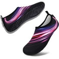 thumbnail image 4 of VIFUUR Water Shoes for Women Barefoot Quick-Dry Beach Swim Socks Purple/Red Aperture, 4 of 7