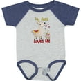 thumbnail image 3 of Inktastic My Aunt Loves Me Llama Boys or Girls Baby Bodysuit, 3 of 5