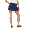 thumbnail image 4 of Forever 21 Women’s Cotton Eyelet Mini Skirt with Smocked Waist, Tiered Flowy Pull-On Summer Skirt for Casual Outfits and Vacation Looks, XS-XL, 4 of 6