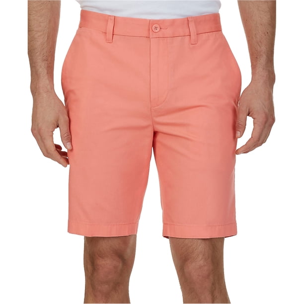 Nautica Mens Basic Casual Chino Shorts, Rosa, 34 Nautica chino