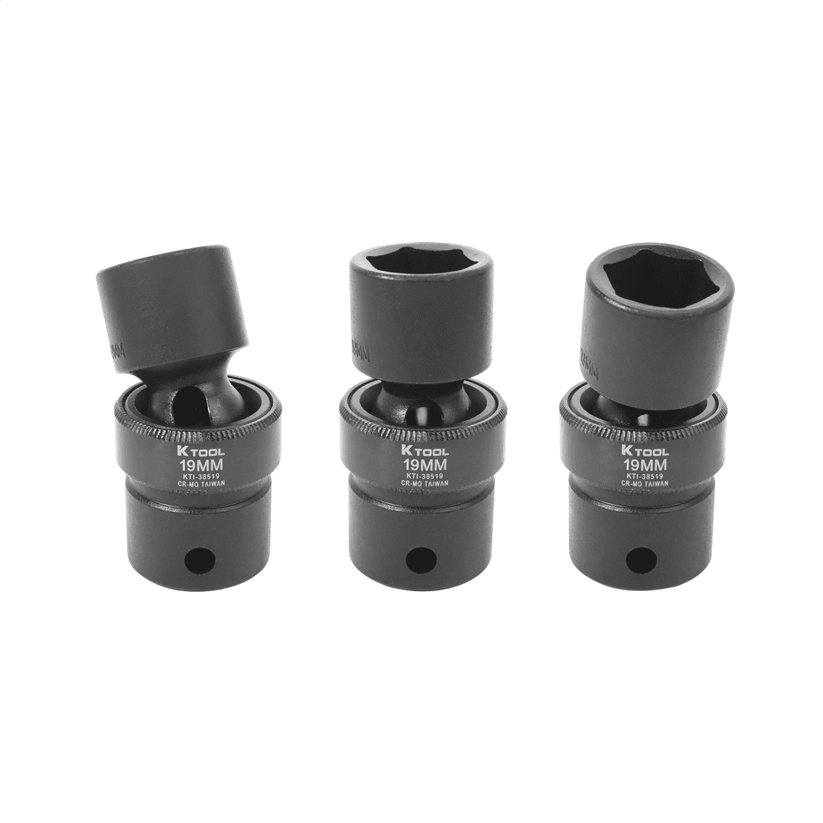 K-Tool 38500 6-pc 1/2" Drive 6-Point Metric Flex Impact Socket Set