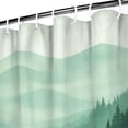 thumbnail image 3 of Misty Forest Landscape 72x72in Shower Curtain,Bathroom Decorative Shower Curtains Set with 12 Hooks,Modern Waterproof Washable Shower Curtain, 3 of 5