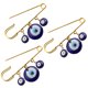 thumbnail image 4 of Broche de ojo azul de 3 piezas, colgante de ojo malvado de pavo, prendedor de solapa, prendedor de ropa, 4 of 8