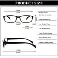 thumbnail image 3 of BONCAMOR 6 Pack Blue Light Blocking Reading Glasses with Spring Hinge for Women and Men Readers, 3 of 10