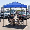 thumbnail image 3 of EAGLE PEAK 6 x 4 Instant Pop-up Canopy with Carry Bag, Adjustable Height and Lightweight Compact Portable Canopy Tent, Blue, 3 of 9