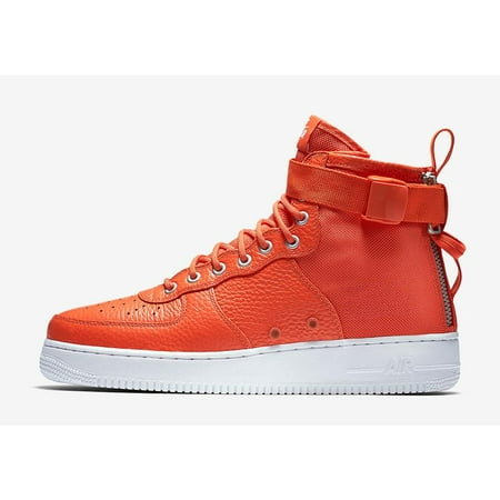 Nike Mens Nike Special Field Air Force 1 Mid Team Orange White