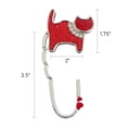 thumbnail image 7 of Wrapables Stylish Purse Hook Hanger, Foldable Handbag Table Hanger, Red Cat, 7 of 7