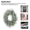 thumbnail image 4 of Mizh 1pc Simulation Delicate Lavender Hanging Wreath Home Party Garland Pendant, 4 of 7