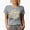 Heather Grey, variant on Distressed Smile Always - 90s Retro Smiling Flowers Art Merch Gift, White T-Shirt, Small