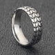 thumbnail image 5 of Sonducket Anillo de boda de carburo, colgante biselado, accesorio para citas a juego, artesanía, anillos de acero multiusos exquisitos Oro Tipo 7 10piezas, 5 of 6